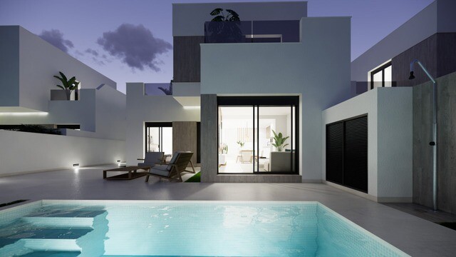 Nieuwbouwvilla met privézwembad in San Fulgencio