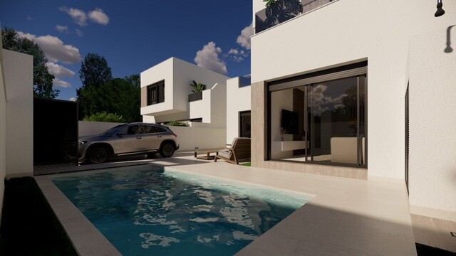 Nieuwbouwvilla met privézwembad in San Fulgencio