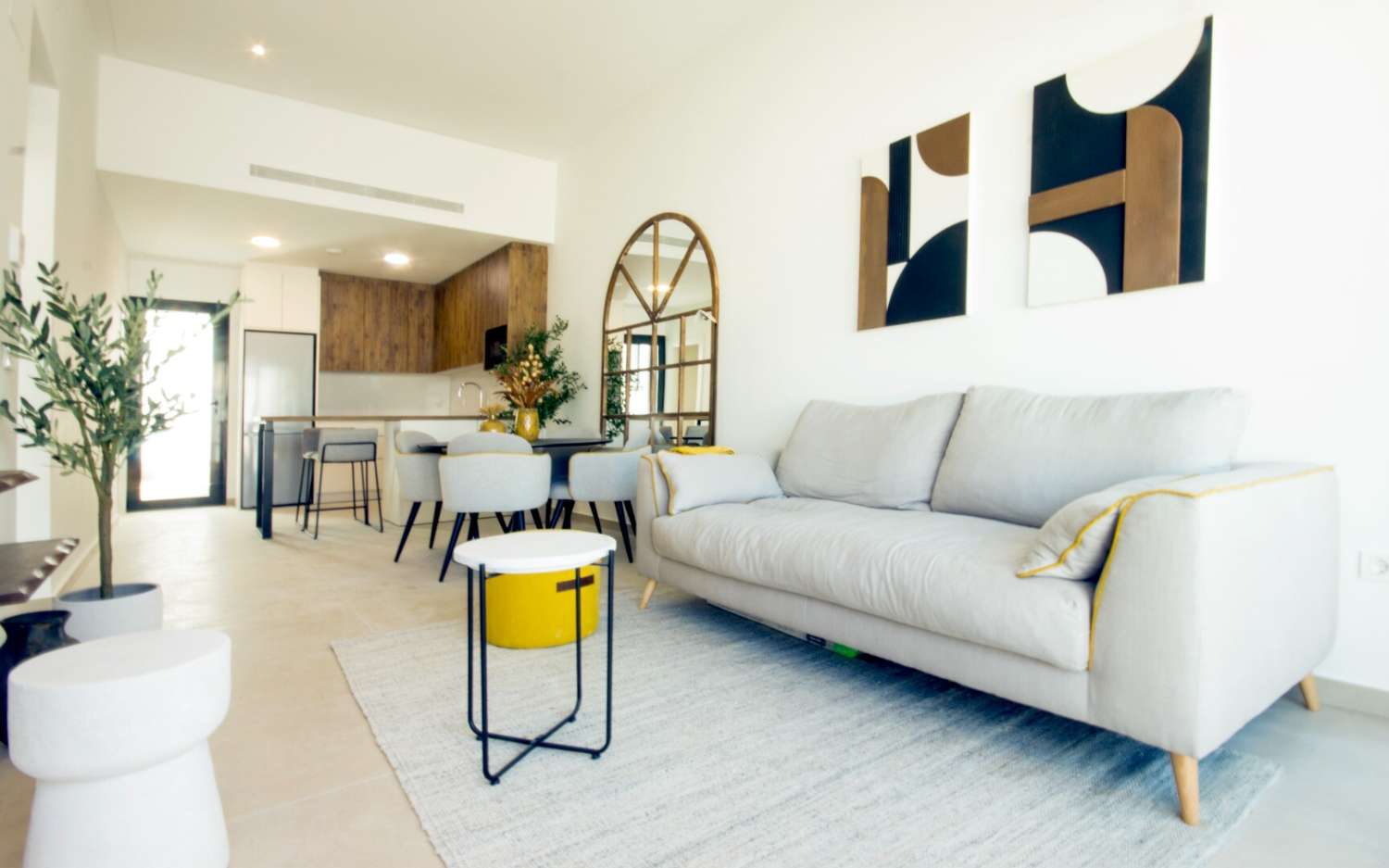 Casa bifamiliare di nuova costruzione, al piano terra, con 2 camere da letto, a San Fulgencio