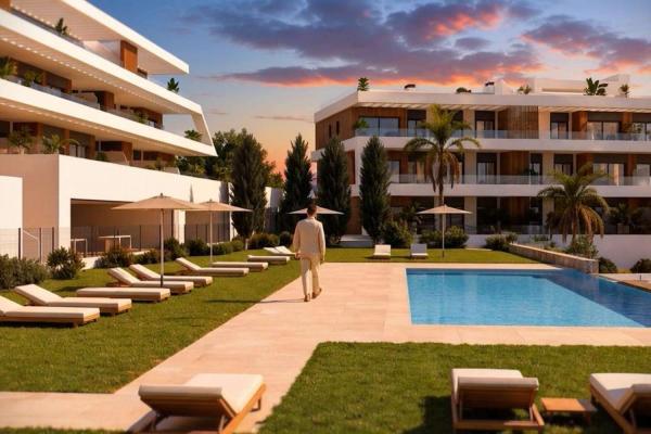 Apartamentos de nueva construcción con vistas al mar en ...