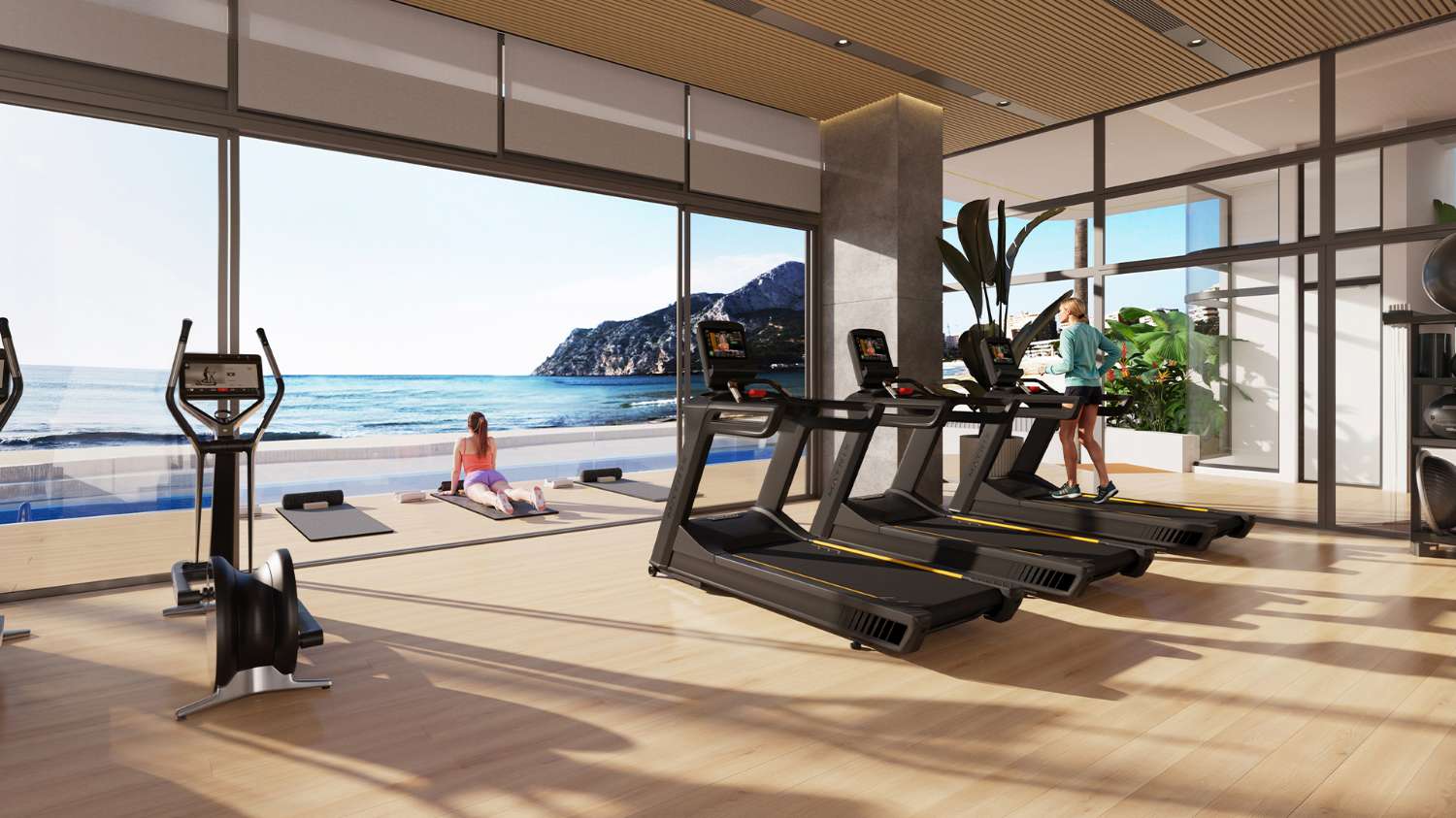 Apartamentos y áticos dúplex de 1, 2 y 3 dormitorios en primera línea de la playa de La Fossa en Calpe