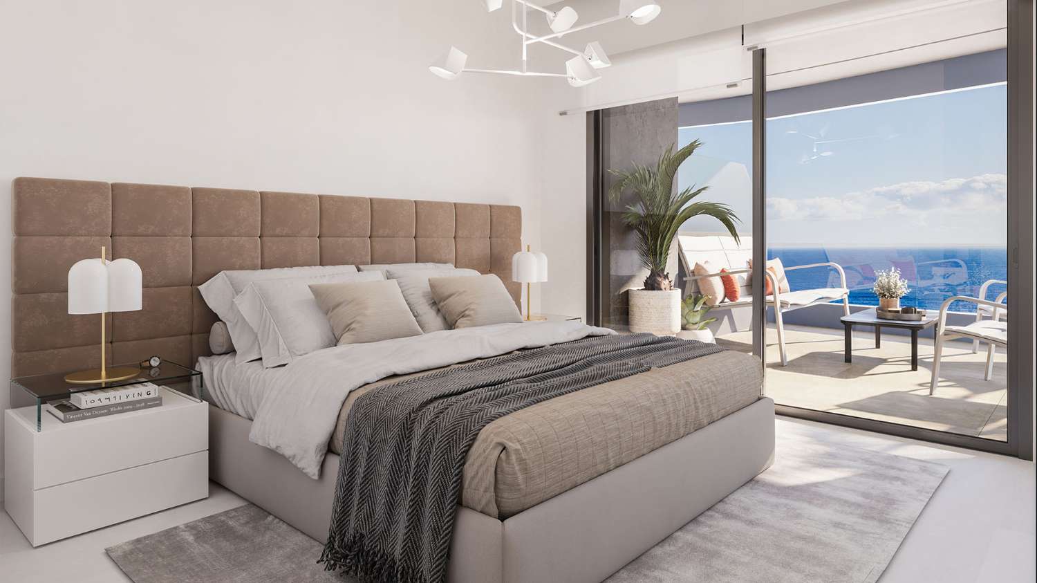 Apartamentos y áticos dúplex de 1, 2 y 3 dormitorios en primera línea de la playa de La Fossa en Calpe