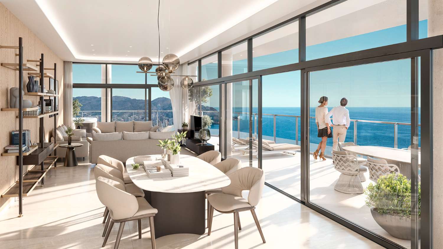Viviendas de obra nueva en la playa de Poniente, Benidorm