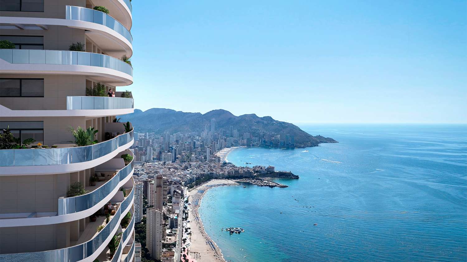 Viviendas de obra nueva en la playa de Poniente, Benidorm