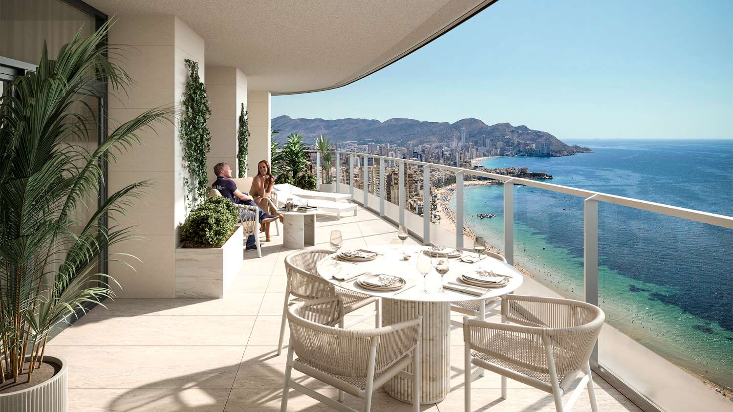 Viviendas de obra nueva en la playa de Poniente, Benidorm
