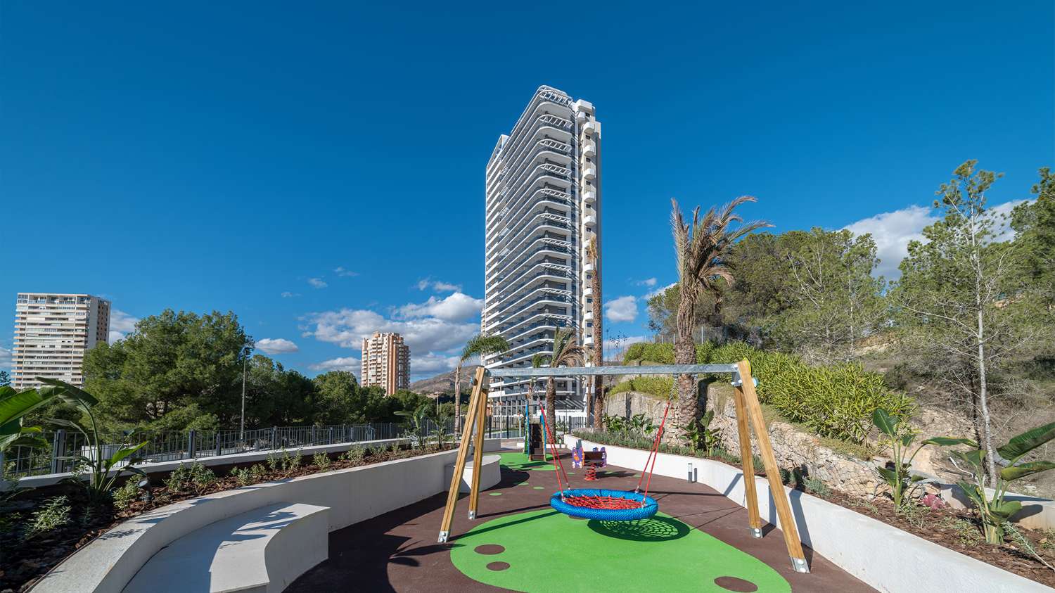 Apartamentos de obra nueva con excelentes zonas comunes en Benidorm