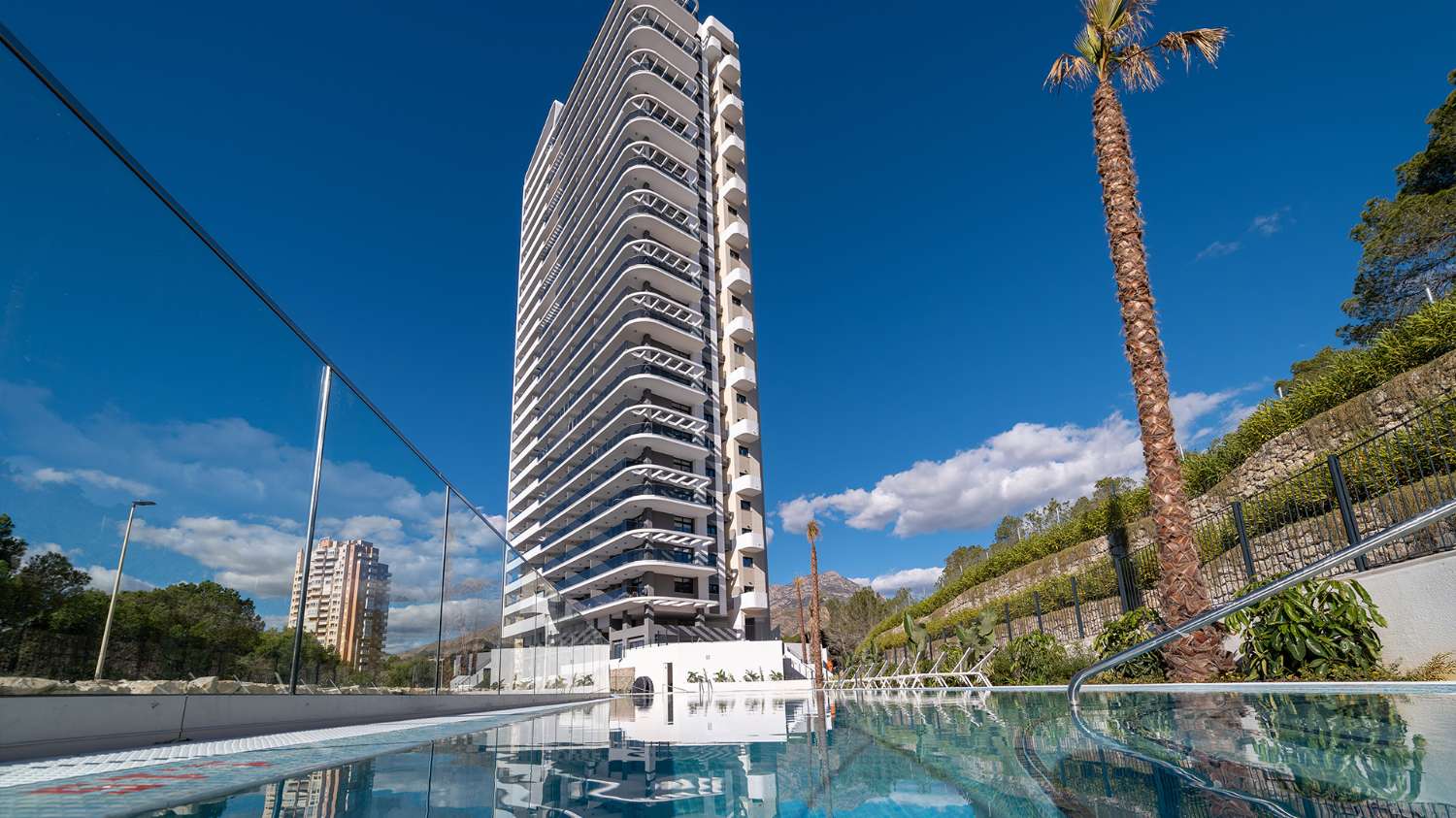 Apartamentos de obra nueva con excelentes zonas comunes en Benidorm