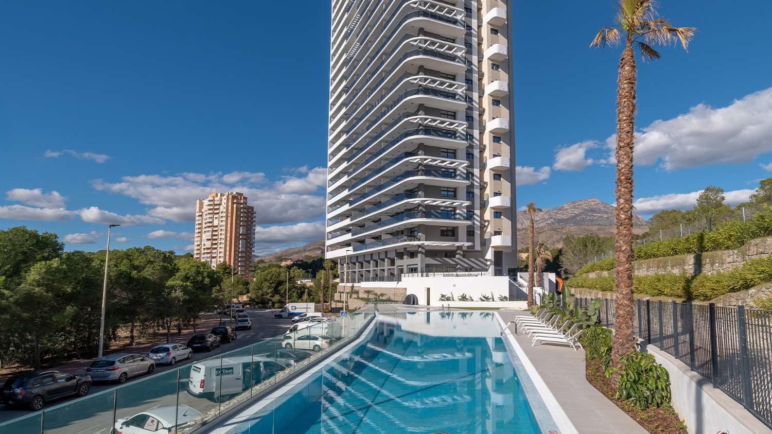 Apartamentos de obra nueva con excelentes zonas comunes en Benidorm