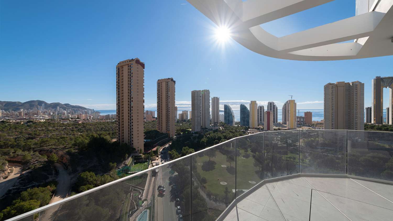 Apartamentos de obra nueva con excelentes zonas comunes en Benidorm